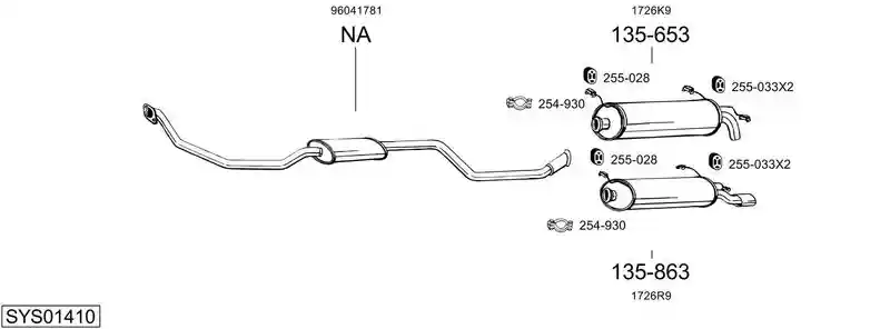 BOSAL SYS01410