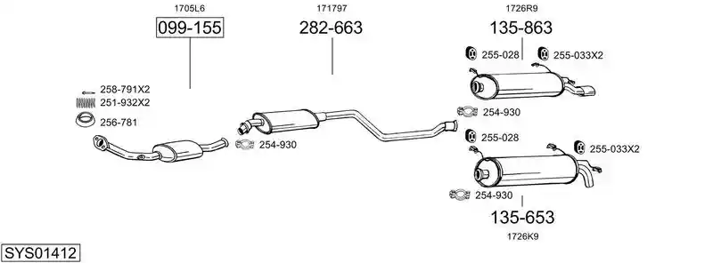 BOSAL SYS01412