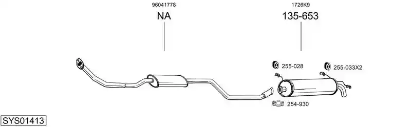 BOSAL SYS01413