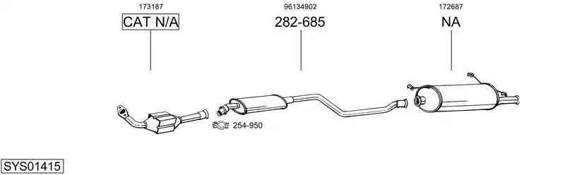BOSAL SYS01415