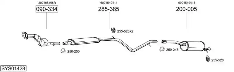 BOSAL SYS01428