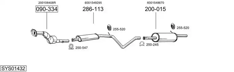 BOSAL SYS01432