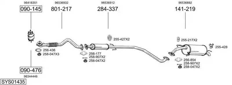 BOSAL SYS01435