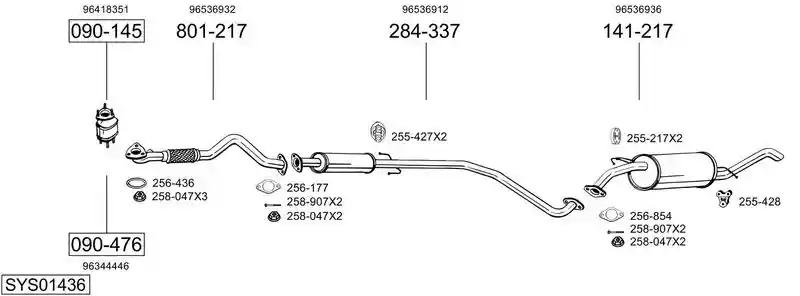 BOSAL SYS01436