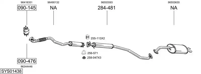 BOSAL SYS01438