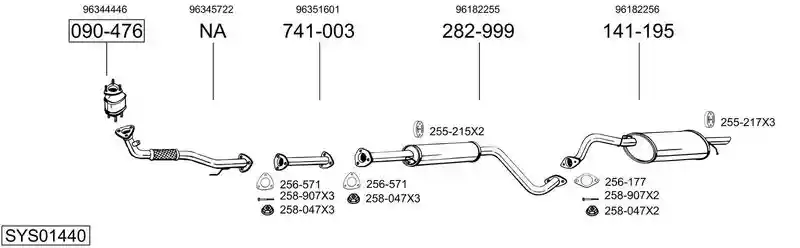 BOSAL SYS01440