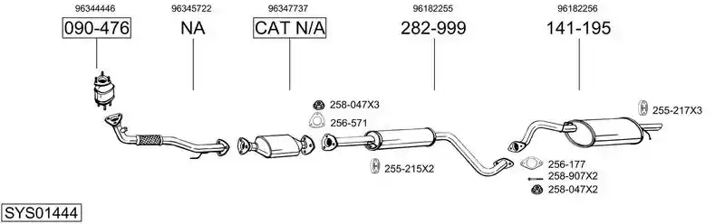 BOSAL SYS01444