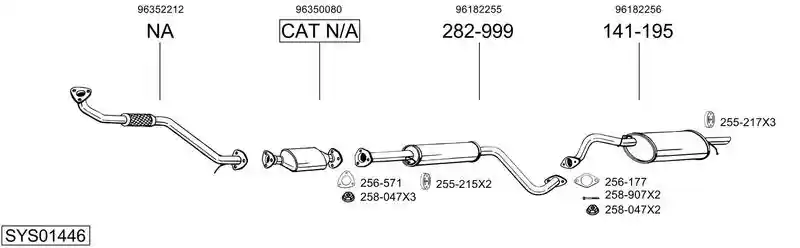 BOSAL SYS01446
