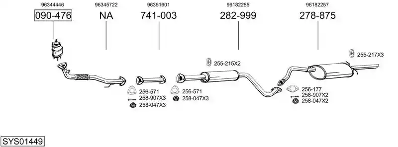 BOSAL SYS01449