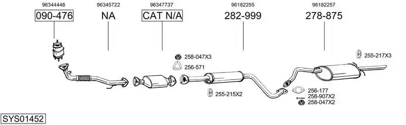 BOSAL SYS01452