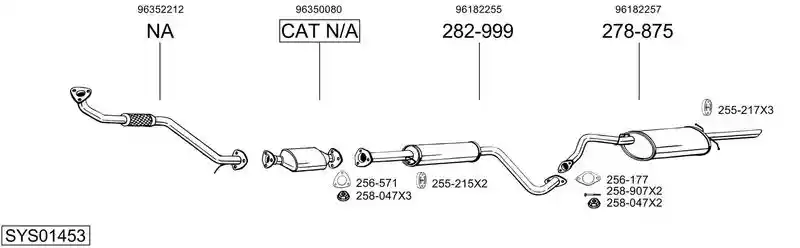 BOSAL SYS01453