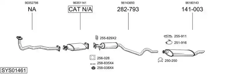 BOSAL SYS01461