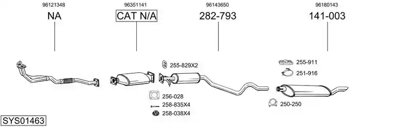 BOSAL SYS01463