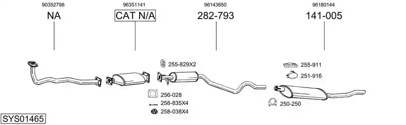 BOSAL SYS01465