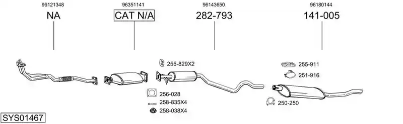 BOSAL SYS01467