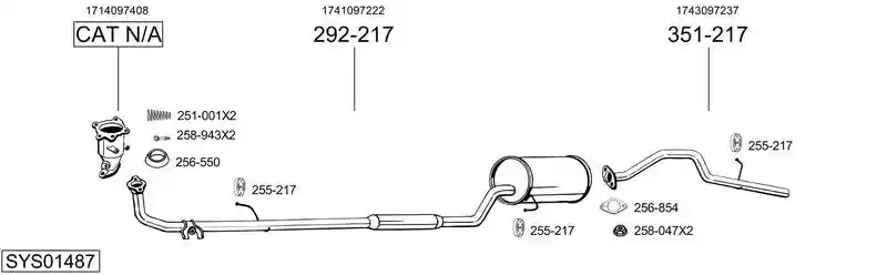 BOSAL SYS01487