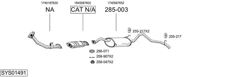 BOSAL SYS01491