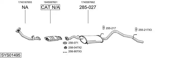 BOSAL SYS01495
