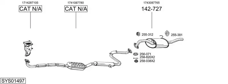 BOSAL SYS01497