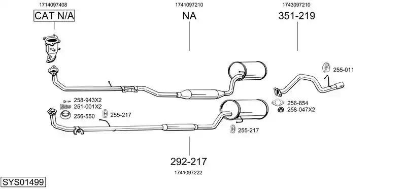 BOSAL SYS01499