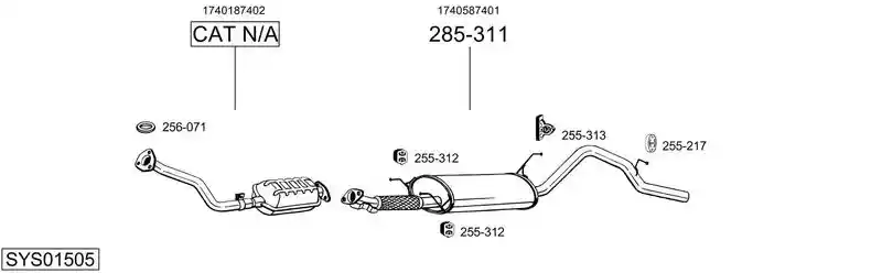 BOSAL SYS01505