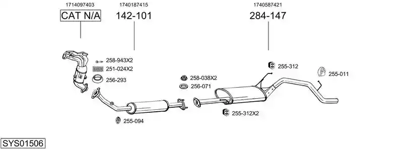 BOSAL SYS01506
