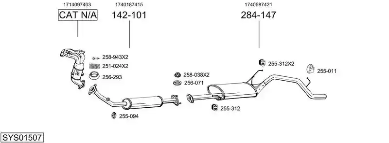 BOSAL SYS01507