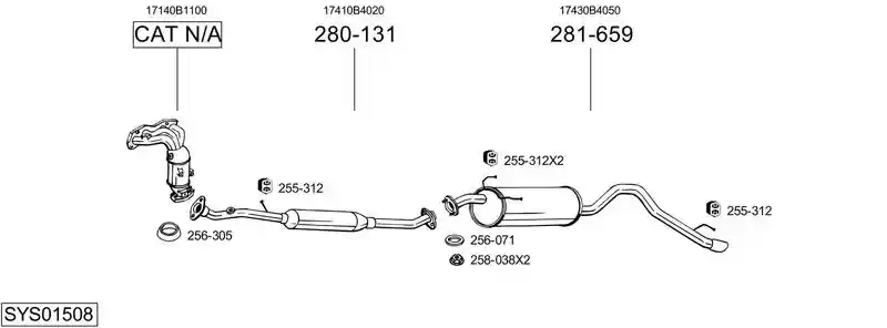 BOSAL SYS01508