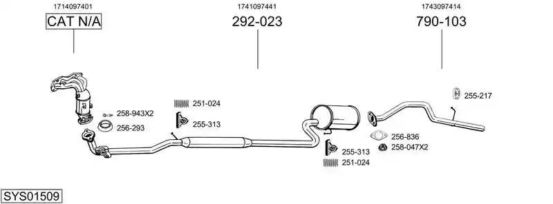 BOSAL SYS01509