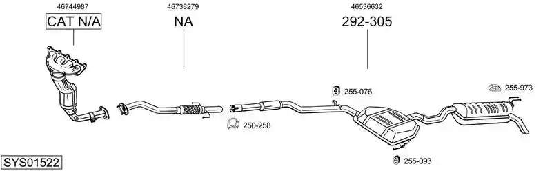 BOSAL SYS01522