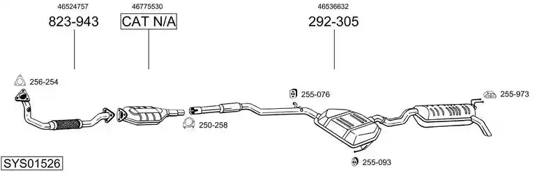 BOSAL SYS01526