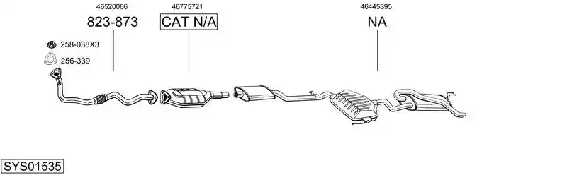 BOSAL SYS01535
