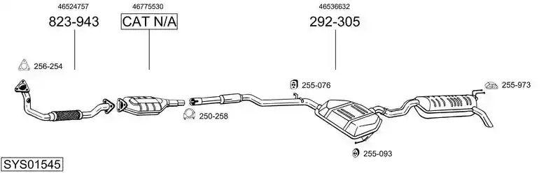 BOSAL SYS01545