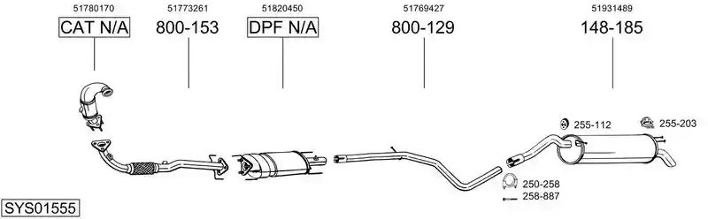 BOSAL SYS01555
