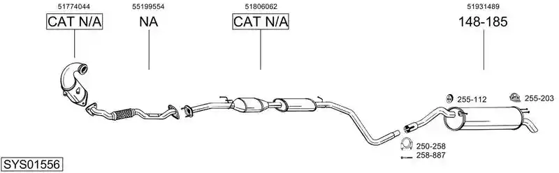BOSAL SYS01556