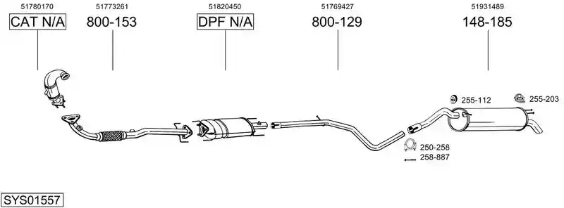 BOSAL SYS01557
