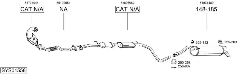 BOSAL SYS01558