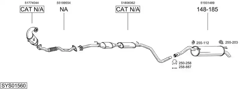 BOSAL SYS01560