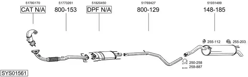 BOSAL SYS01561