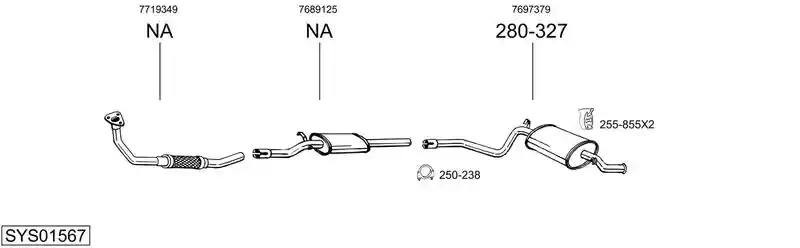 BOSAL SYS01567