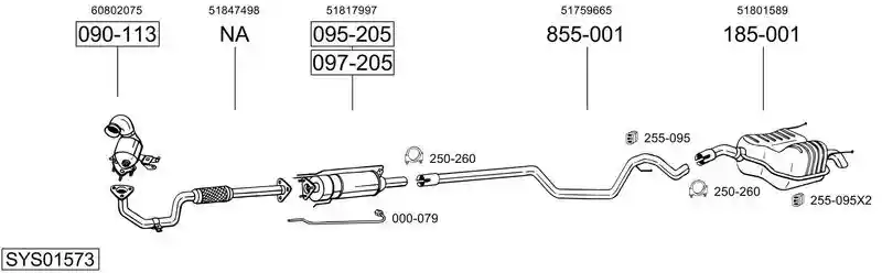 BOSAL SYS01573