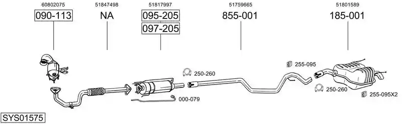 BOSAL SYS01575