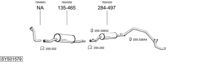 BOSAL SYS01579