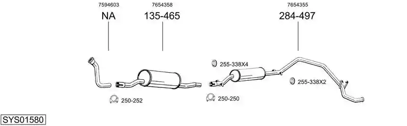 BOSAL SYS01580