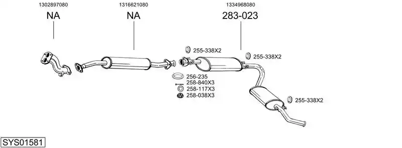 BOSAL SYS01581