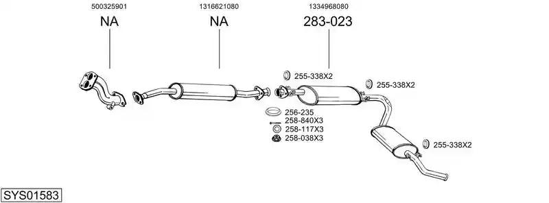 BOSAL SYS01583