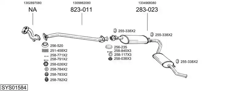 BOSAL SYS01584