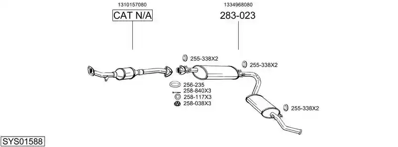 BOSAL SYS01588