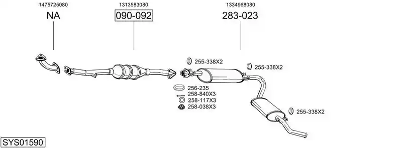 BOSAL SYS01590