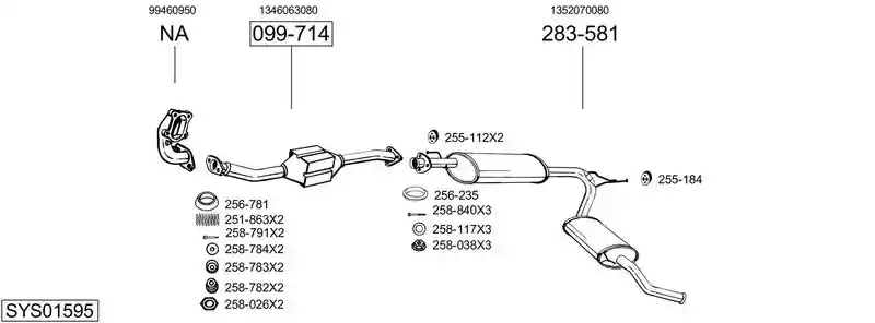 BOSAL SYS01595